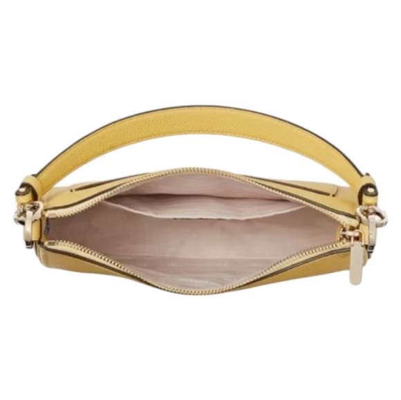 Kate Spade Hudson Crossbody Mullein Yellow Leather Handbag/Purse Med NWOT - Picture 4 of 7